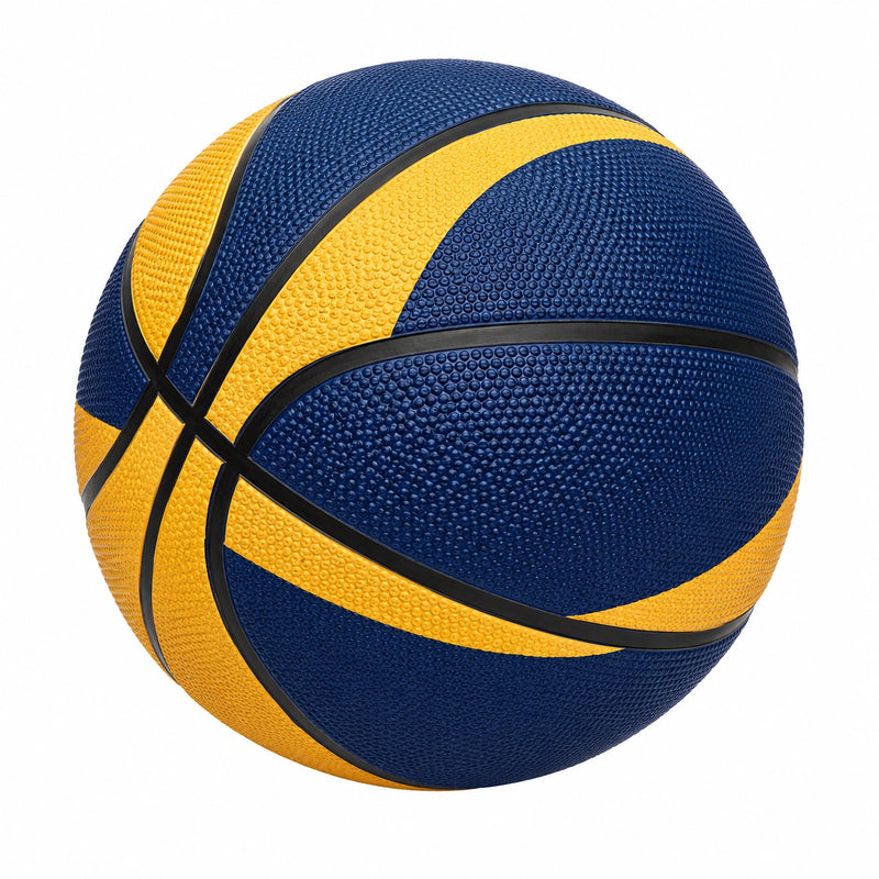 Pallone da Basket Blu e Giallo Resistente