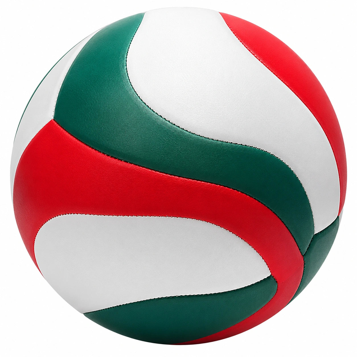 Pallone da Pallavolo Verde Rosso Bianco